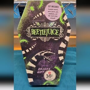 Beetlejuice Deluxe Hardcover Book Gift Set by Insights w/ Journal, Pen